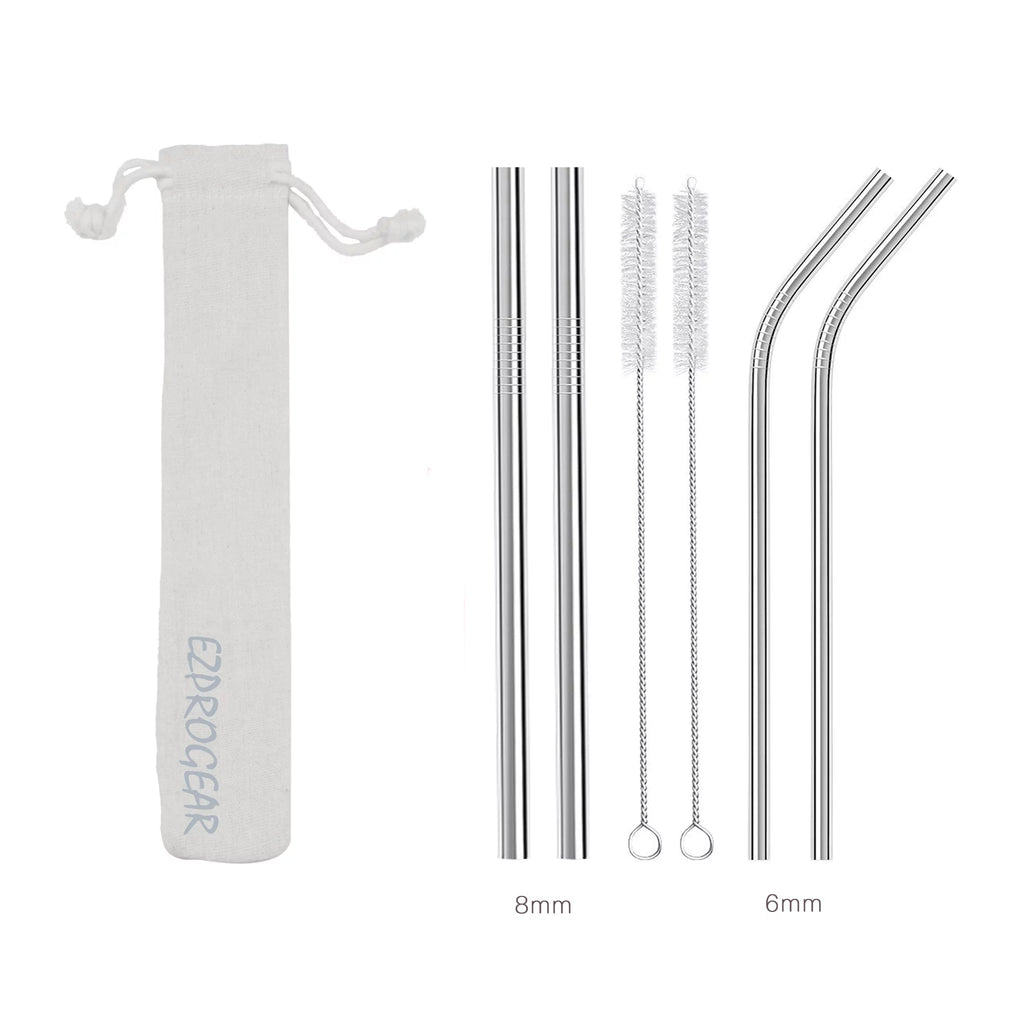 40 oz 2 Pack Stainless Steel Double Wall Vacuum Insulated Tumbler with Handle and Straws J408027