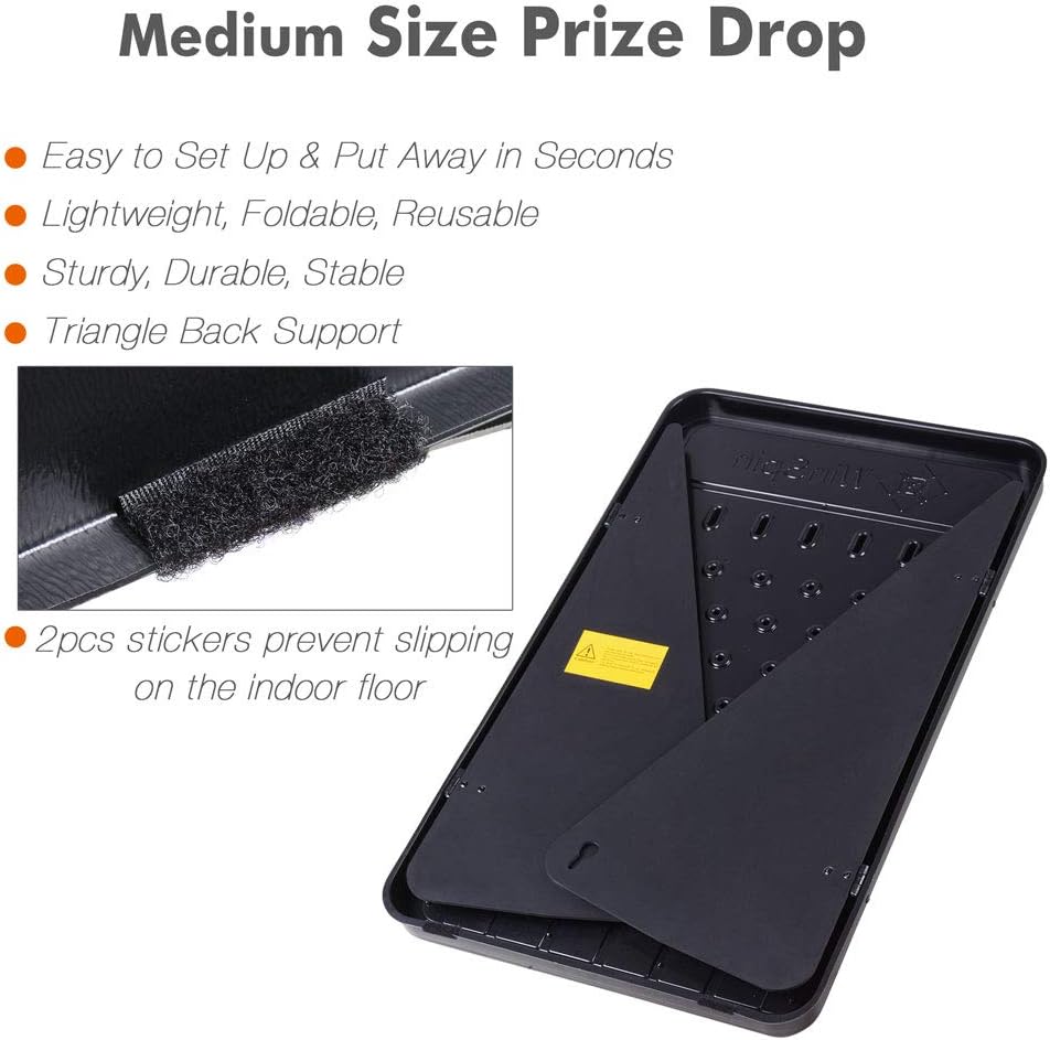 30 Prize Drop Plinko Board Disk Drop Game 6 Slots with 10 Pucks Q6624