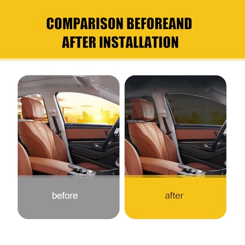 4 PCS Car Side Window Sunshade Net T376444