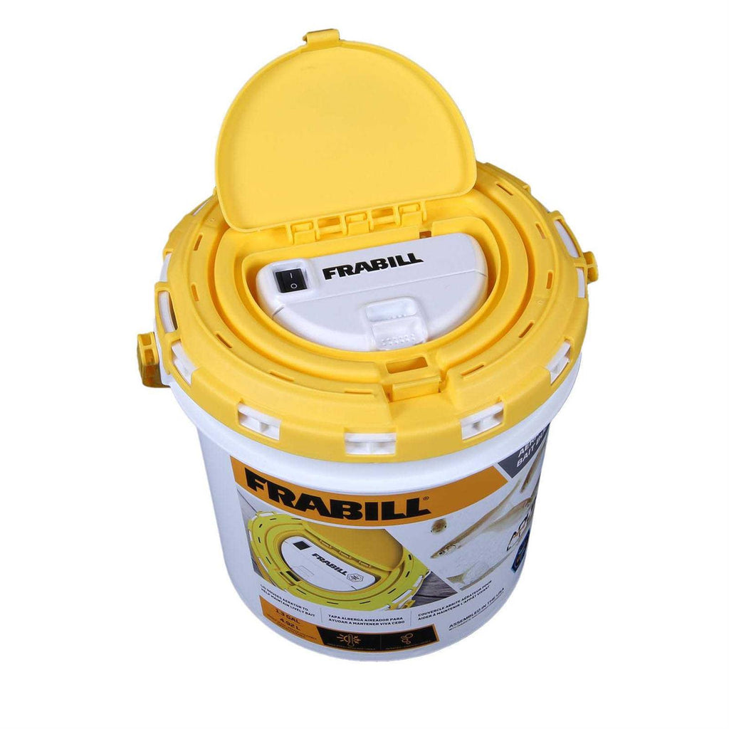 Dual Fish Bait Bucket with Aerator Built-In S403327