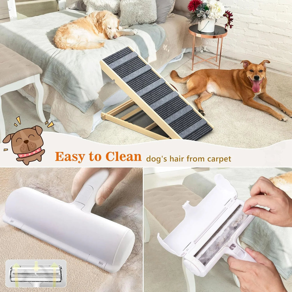 Portable Pet Ramp with 7 Adjustable Heights, Non-Slip W742