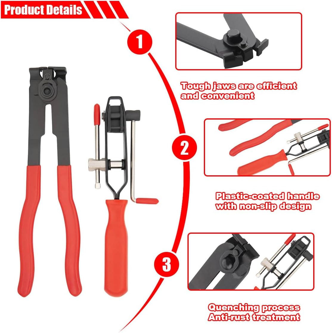 CV Joint Boot Clamp Pliers Set G333157