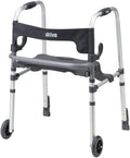 Adult Walker Rollator with Seat and Push Down Brakes A347233