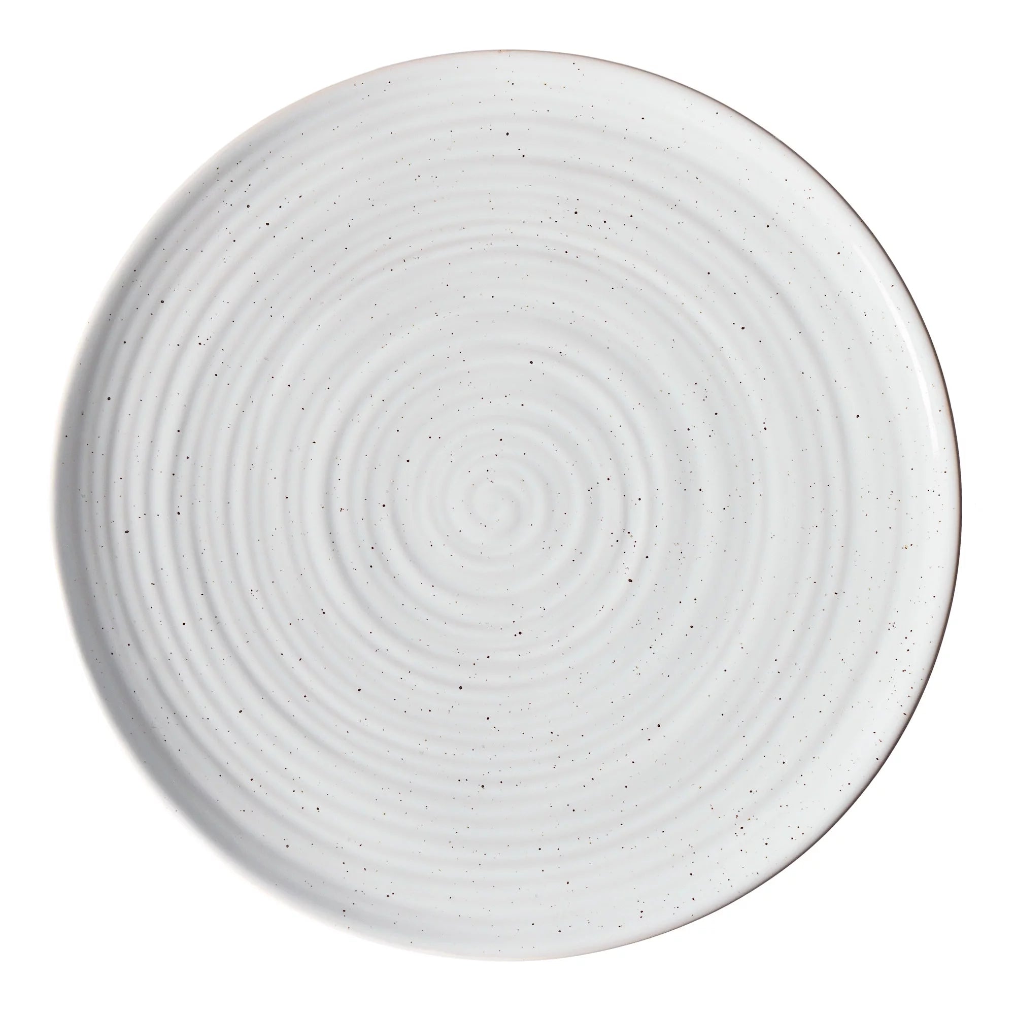White Round Stoneware 16-Piece Dinnerware Set X19917