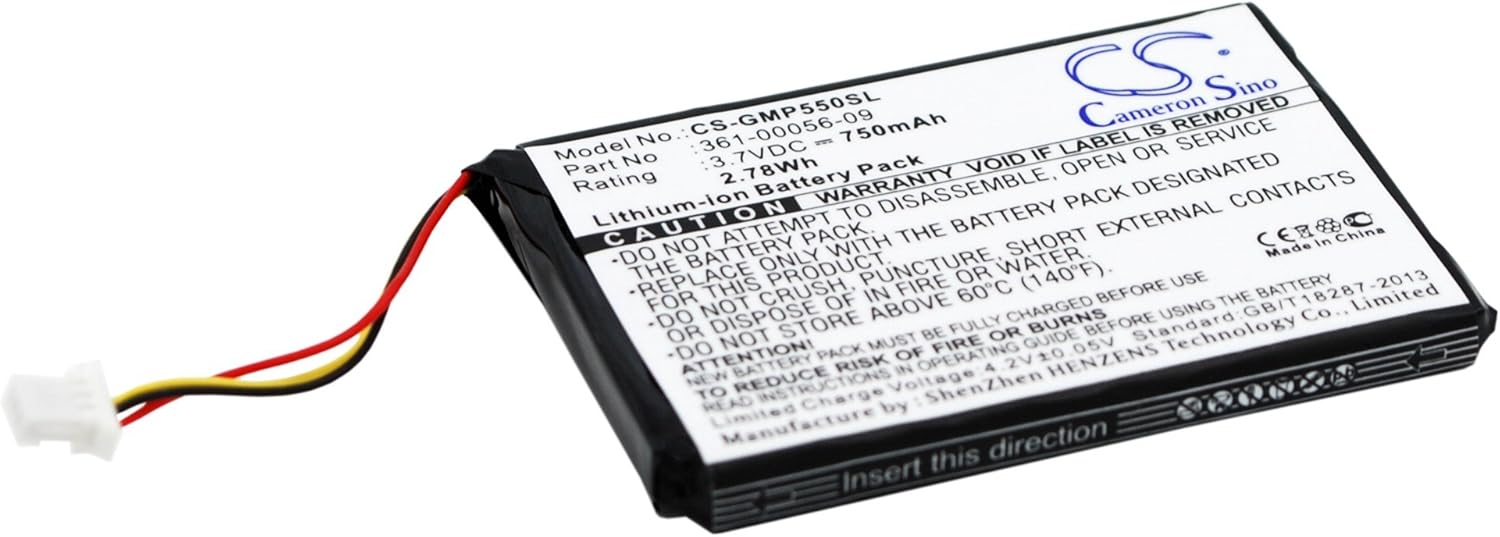 Replacement Battery Compatible with Garmin Pro 550 N776