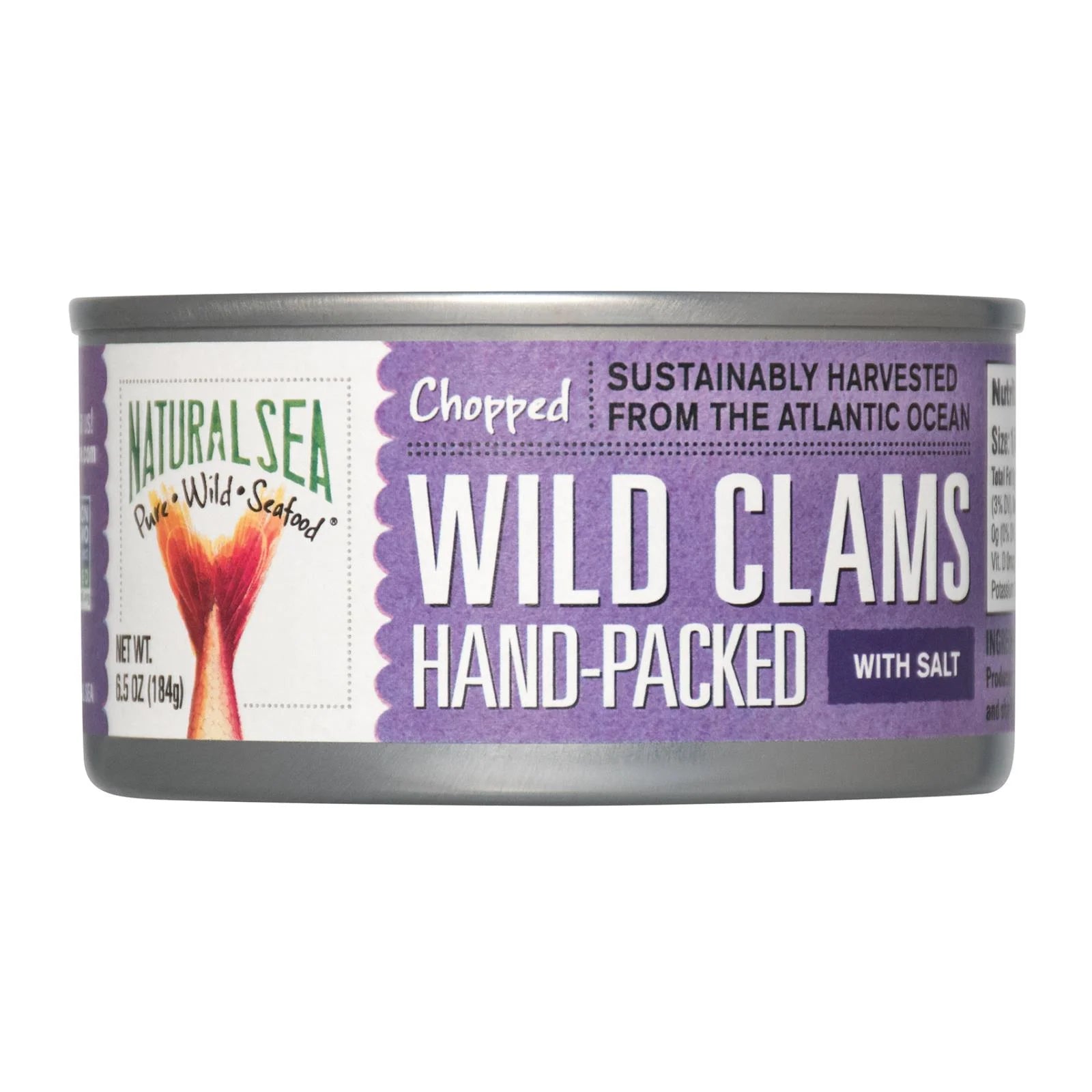 Chopped Wild Atlantic Surf Clams - Case of 12 - 6.5 OZ L28067