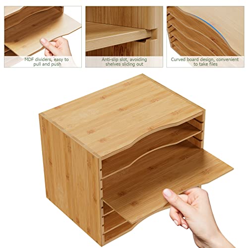 Bamboo 5 Tier Desktop Organizer H32377
