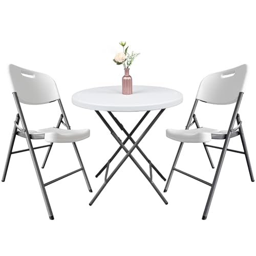 White 4-Pack Folding Plastic Chair M91195