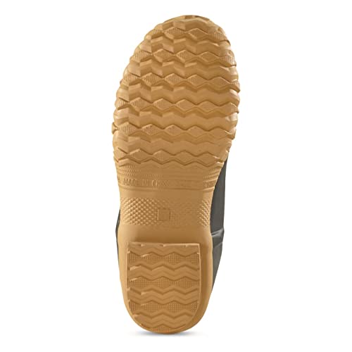 Men’s Side Zip Insulated Leather Duck Boots, 400 Gram L293915