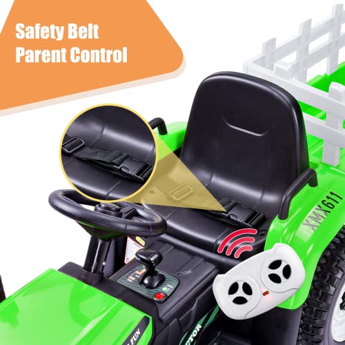 12V Battery Powered Electric Ride on Tractor with Remote Control O9676