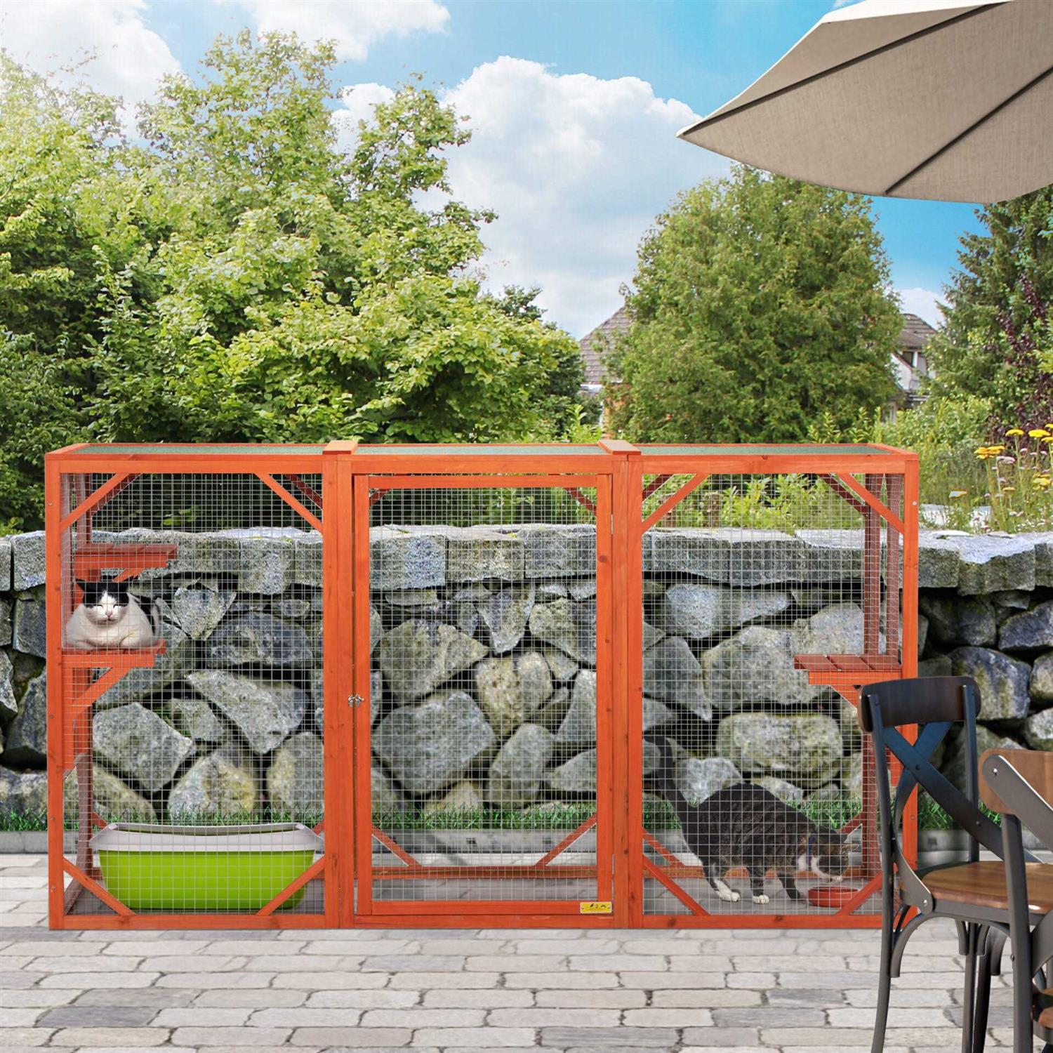 Outdoor Cat Enclosure Playpen Catio O486