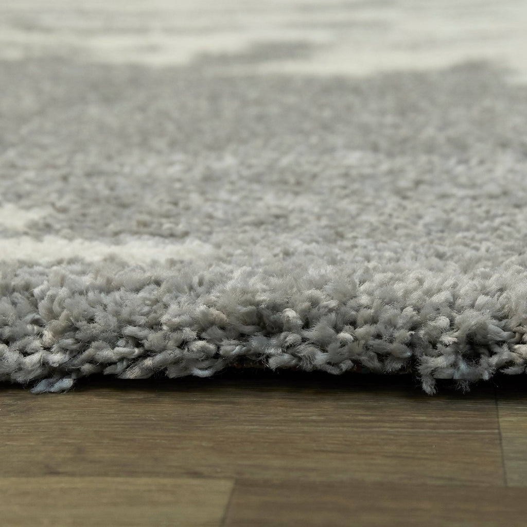 Teal Blue 5 ft. x 7 ft. Shag Area Rug F5945