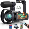 4K 48MP 18X Digital Zoom WiFi IR Night Vision Camcorder G8651