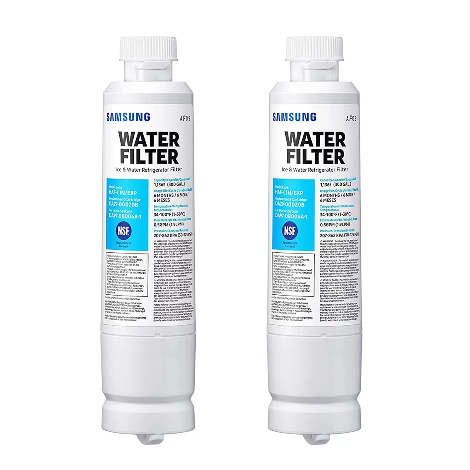 2-Pack Refrigerator Water Filter I860