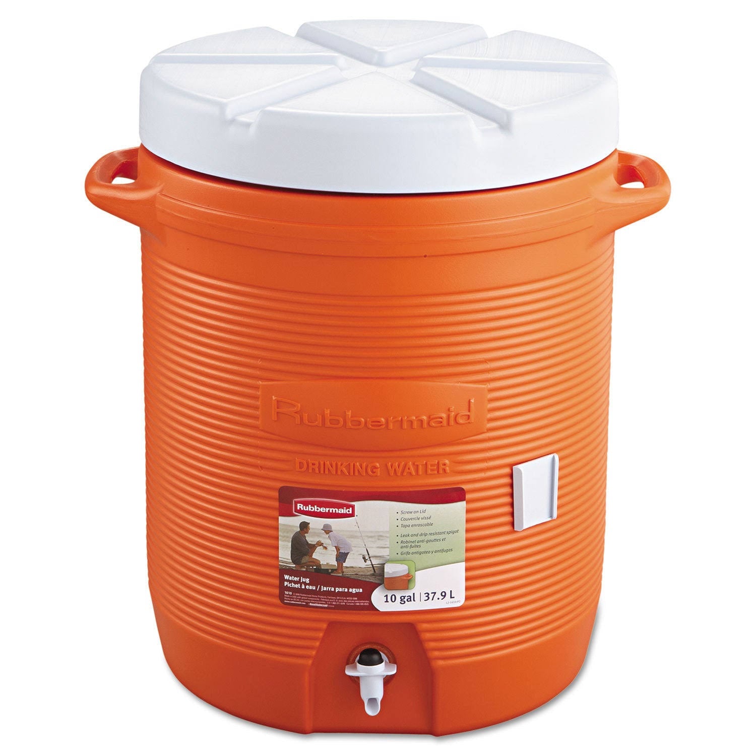 10-Gallon Water Cooler - Orange J58254