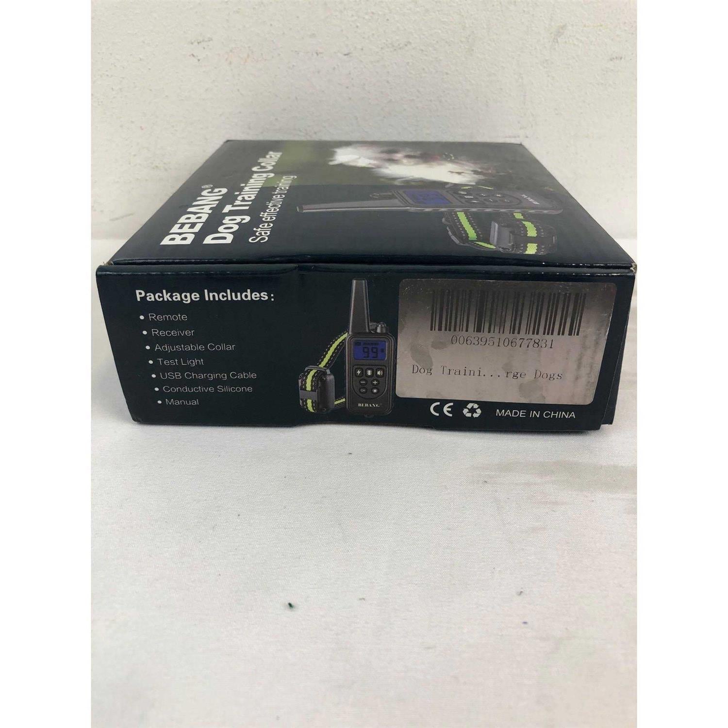 2600FT Dog Training Collar with Remote 3 Modes Beep Vibration Shock A62984