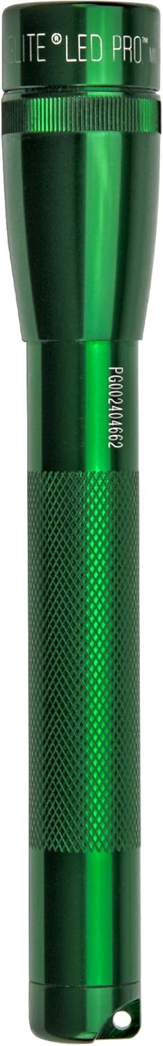Green LED Mini Flashlight AA Battery I1012