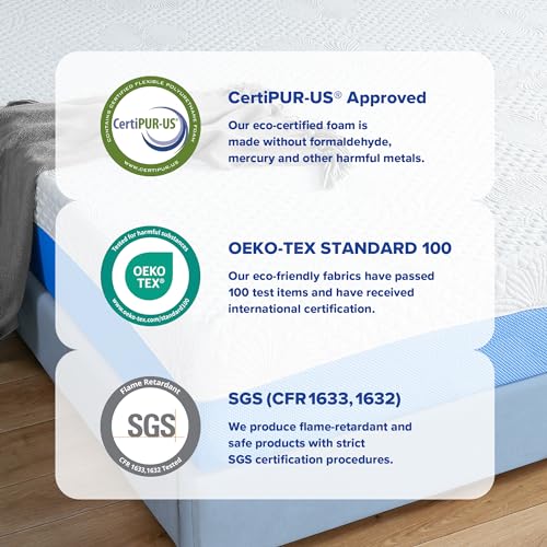 10 Inch Gel Memory Foam King Mattress N299896