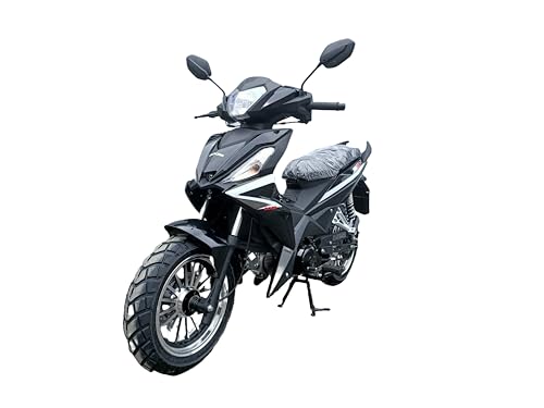 125CC 4 Speed Moped Motorcycle S18014