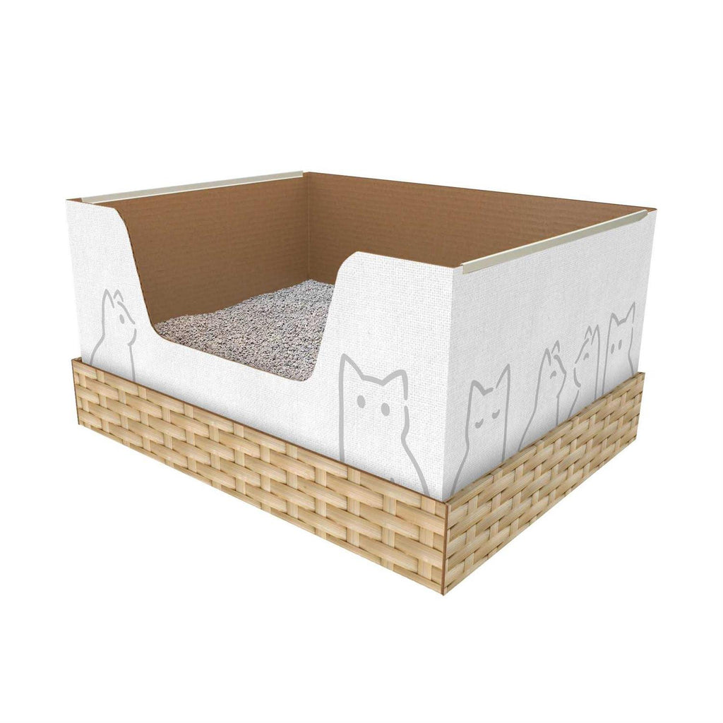 Recyclable Cat Litter Box with Clay Litter Z61629
