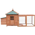 Wood Outdoor Cat House with Multi Levels, Waterproof Roof, Escape Doors, and Ledge Seating, 30.7" x 22" x 35.4" Z637842