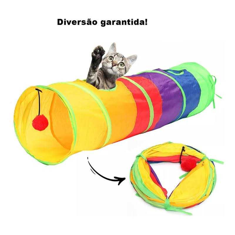 Cat Tunnel Interactive Rabbit Tunnel Toys Pet Toys Play Tunnels Crinkle Collapsible Pop Up E232464
