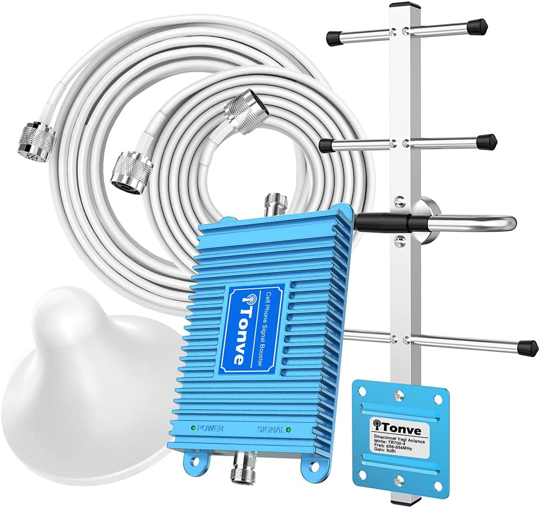 Cell Phone Signal Booster for Home Up to 3,000 sq ft Boosts 5G 4G LTE C271