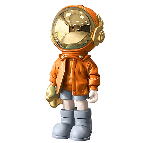 Blue Polyresin Astronaut Statue C55199