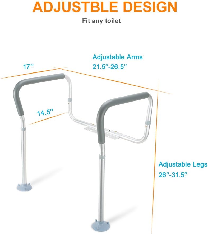 Toilet Safety Handrail, Adjustable F483961