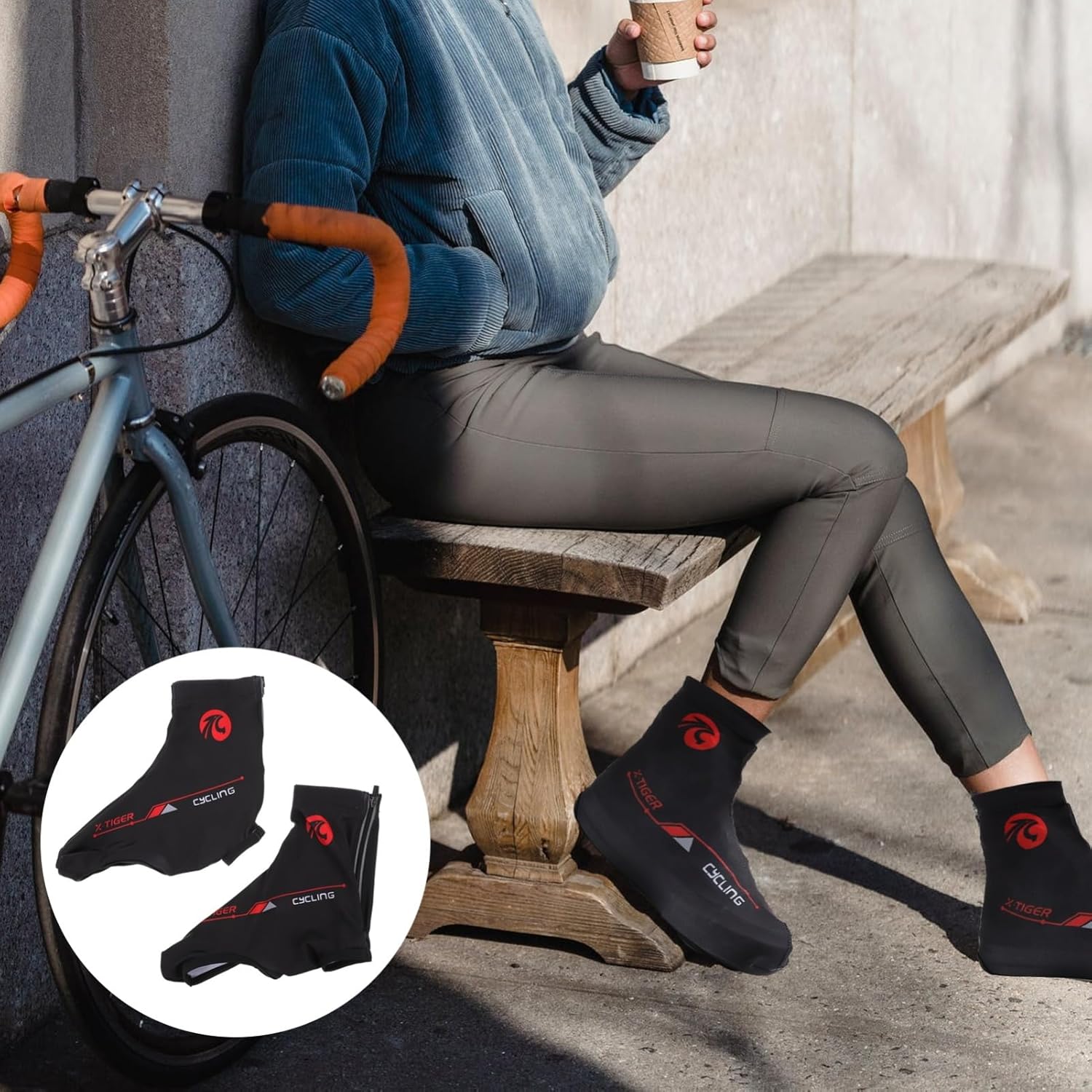 Reflective Overshoes Cycling Overshoes B99752