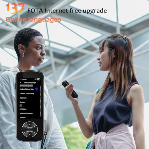 137+ Language Instant Two Way Translator Device H9491
