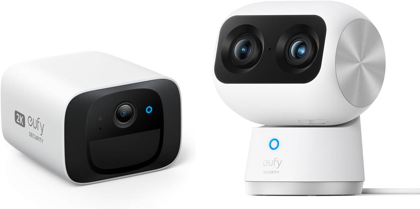 Wireless Outdoor Camera with 2K Resolution and Dual Cameras Z54813