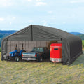 Gray 20ft.L x 30ft.W x 16ft.H Garage Shelter Z3536