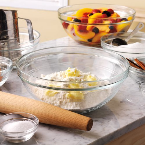 9-Piece Clear Glass Bowl Set T594