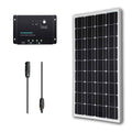 100 Watts 12 Volts Monocrystalline Solar Panel Bundle Kit Q8005