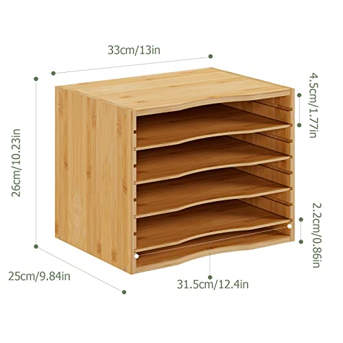 Bamboo 5 Tier Desktop Organizer H32377