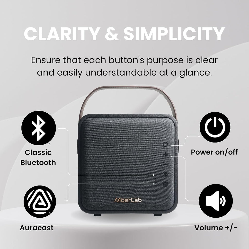Portable Bluetooth Speaker with 80W Stereo Sound, Deep Bass, 20H Playtime, Bluetooth 5.3 TWS Pairing D951