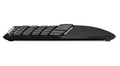 Ergonomic Keyboard USB QWERTY Black I5703