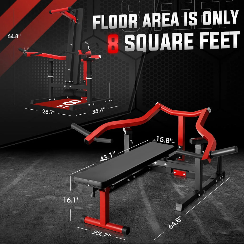 Chest Press Machine with Independent Converging Arms G4557