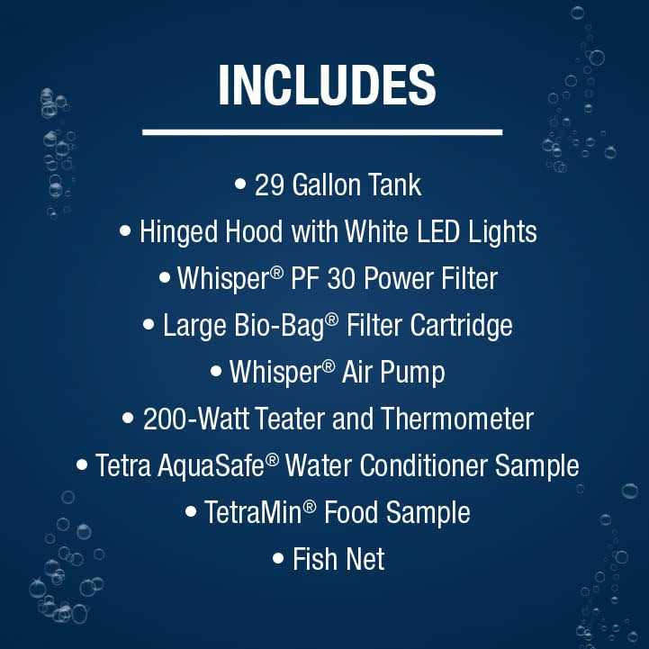 29 Gallon Glass LED Aquarium Kit O515