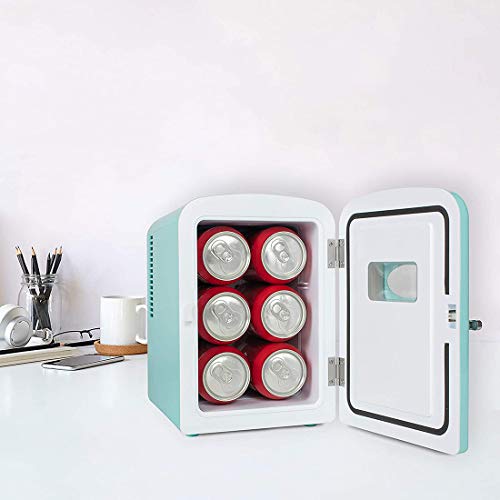 Retro 6-Can Mini Refrigerator P131