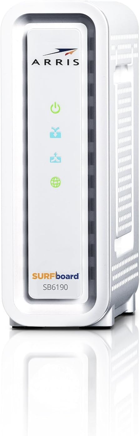 White 32x8 DOCSIS 3.0 Cable Modem M505