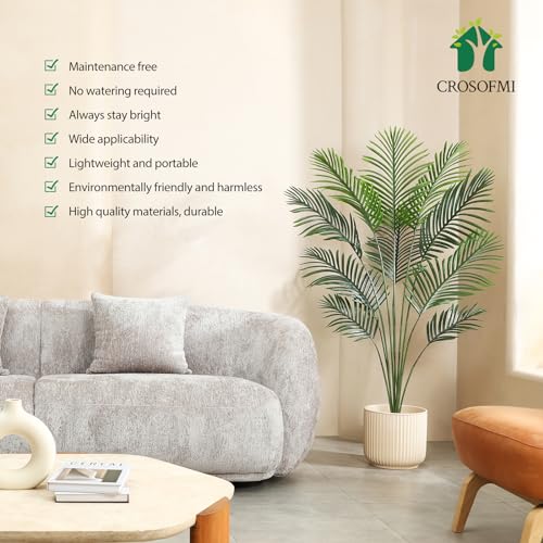 Artificial Areca Palm Tree 6 Feet Fake Tropical Palm Plant, 2Pack V525252
