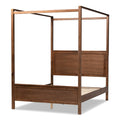 Queen Platform Canopy Bed X567901