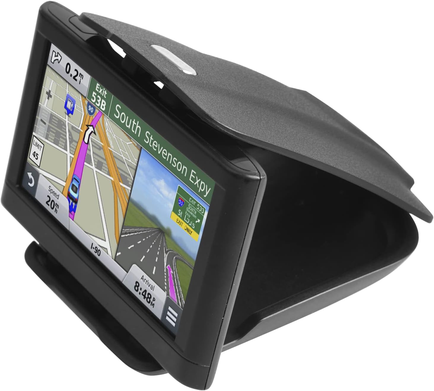 Matte Black Car Adhesive Non-Slip Dashboard Mount J79574