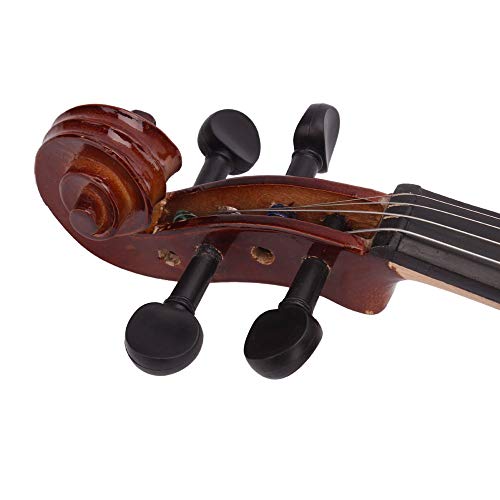 Pink Solid Wood Acoustic Violin Set with Case, Bow, Rosin N5766