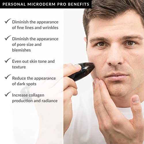 Personal Microderm Pro Microdermabrasion Machine with Exfoliating Crystals and Vacuum Suction B98708