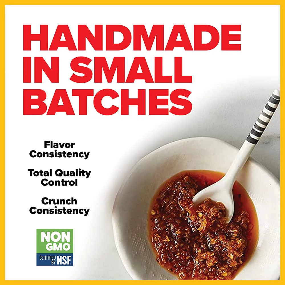 Chile Crunch Crunchy All Natural Spicy Condiment 1 Jar G1330