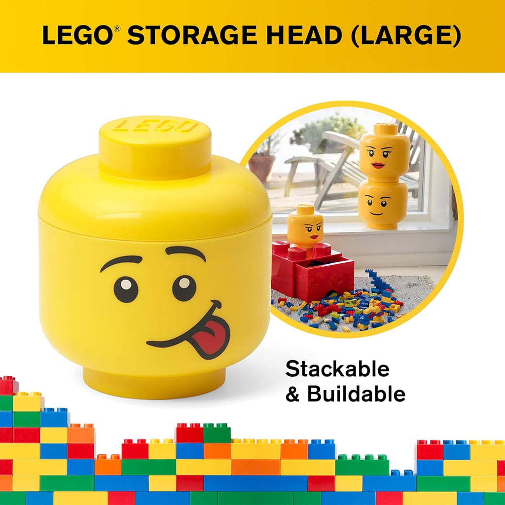 Stackable Storage Container, Large, Holds 500 Bricks G653