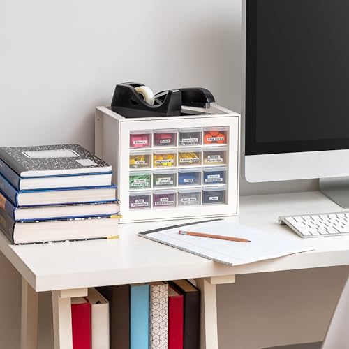 24-Drawer Black Plastic Drawer Storage Organizer S294